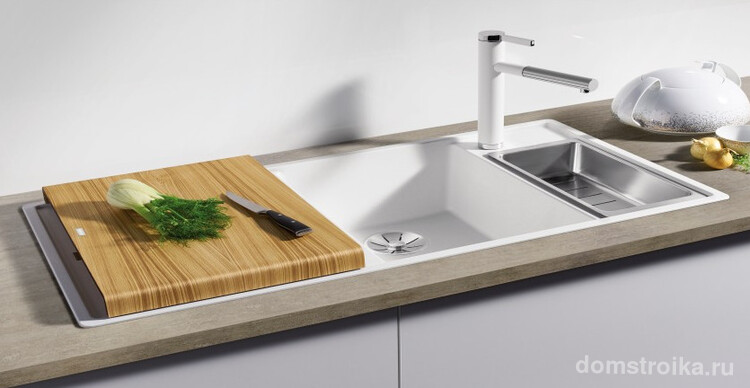 Кухонные мойки Blanco (55+ фото): сравнение материалов, отзывы и обзор моделей 2019 года