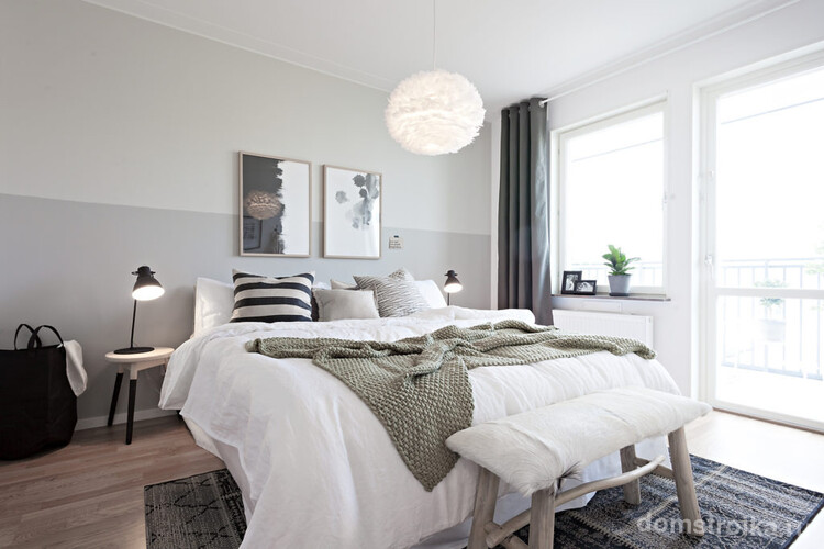 Дизайн уютной спальни в скандинавском стиле