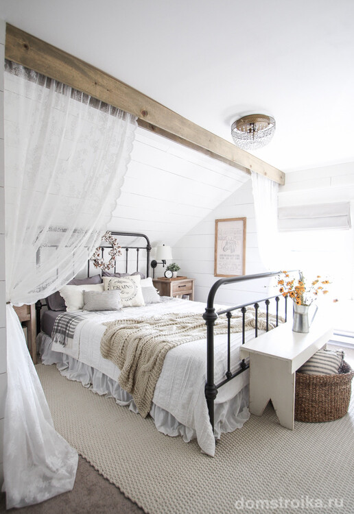 Романтический образ провансовой спальни
