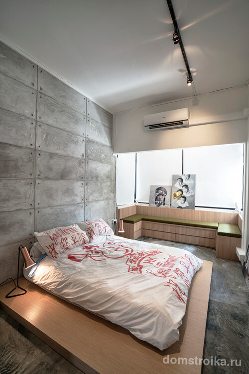 Комната в стиле минимализм с японским мотивом