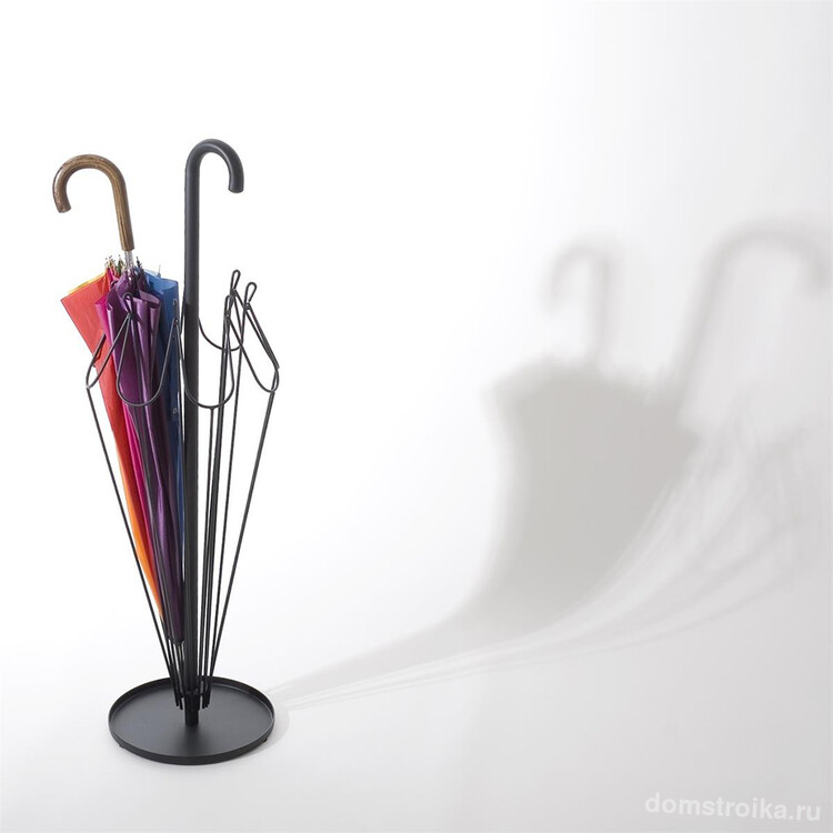 Утонченный элемент декора для зонтиков хранения
