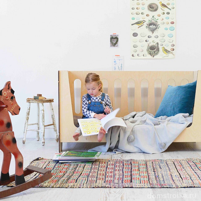 Интерьер детской комнаты в стиле шебби-шик