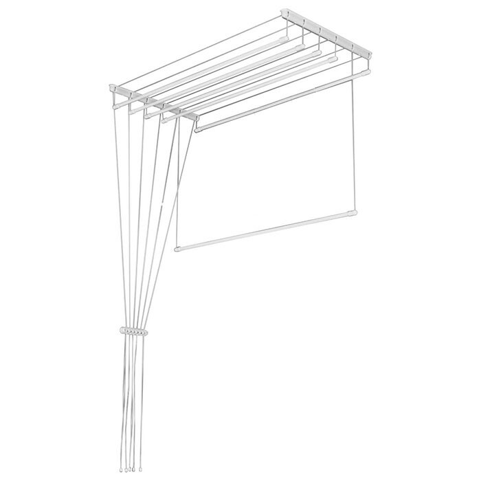 Лиана для сушки белья на балконе: обзор конструкций и варианты установки