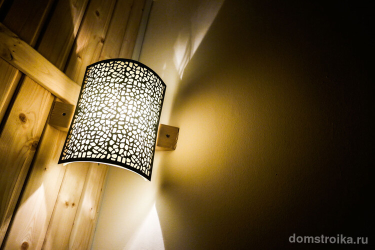 Декоративный светильник для сауны