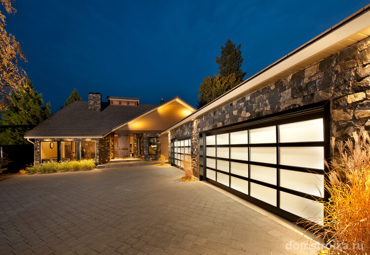 Проект дома с двумя гаражами (100+ фото): выбираем лучшее готовое решение для строительства
