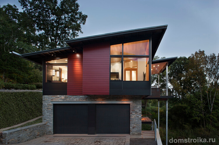 Проект дома с двумя гаражами (100+ фото): выбираем лучшее готовое решение для строительства