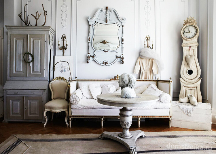 Традиционные элементы декора и мебели в стиле французской деревушки