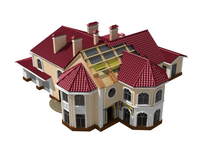 Программа Дом-3D предназначена для 3-х мерной визуализации домов и интерьера, проектирования домов, мебели и трехмерного моделирования различных деталей интерьера