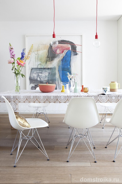 Скатерть на стол для кухни: скатерть поможет сделать ваш интерьер более завершенным