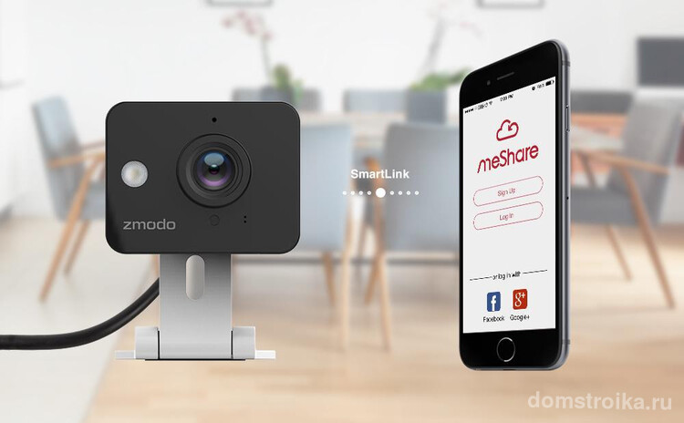 Zmodo ZM - SH75D001 имеет опцию использования с устройствами на базе ОС Windows, Android и iOS