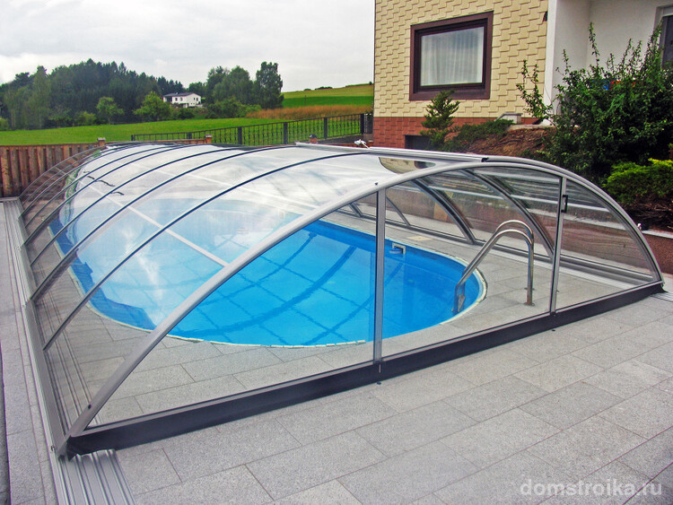 Навесы для бассейна из поликарбоната: 90+ решений для полноценного отдыха и релаксации