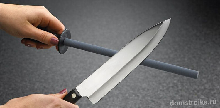 Приспособление для ручной заточки ножей дома - мусат