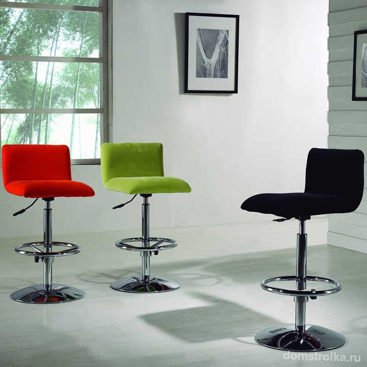 Яркие и удобные стулья будут радовать внешним видом и функциональностью