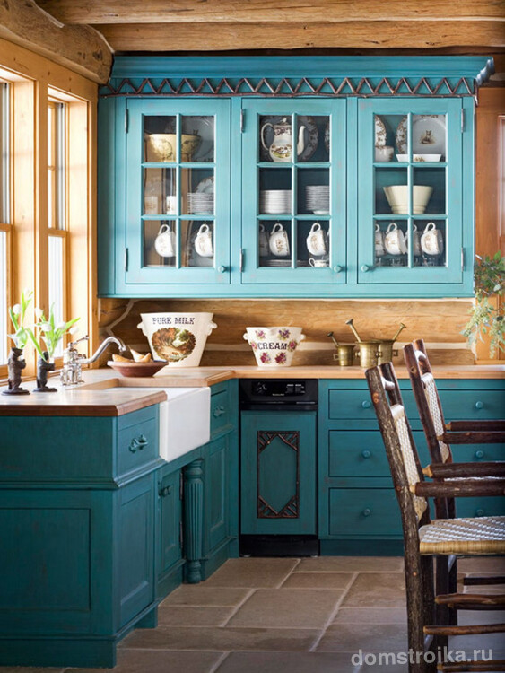 Синие кухни (100 идей): создаем современный и аристократичный интерьер в холодной цветовой гамме