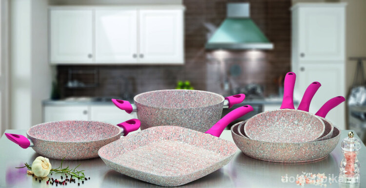 Коллекция посуды Stonerose сочетает необычный дизайн, высококачественные материалы и изысканную отделку