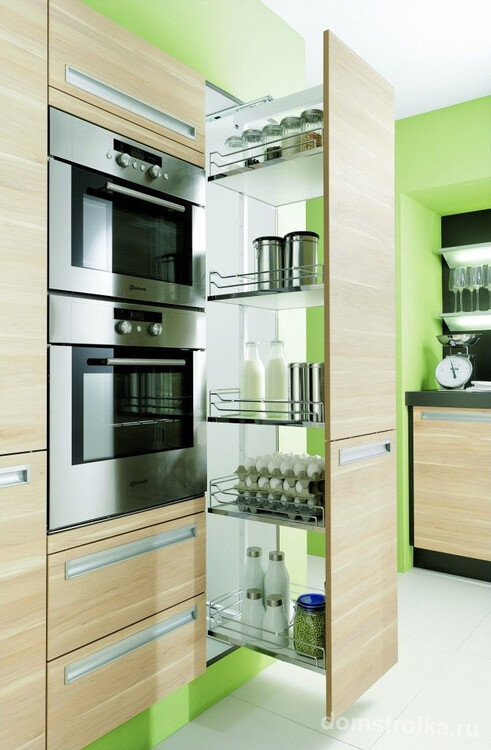 Мебель современной кухни должна быть функциональной и компактной