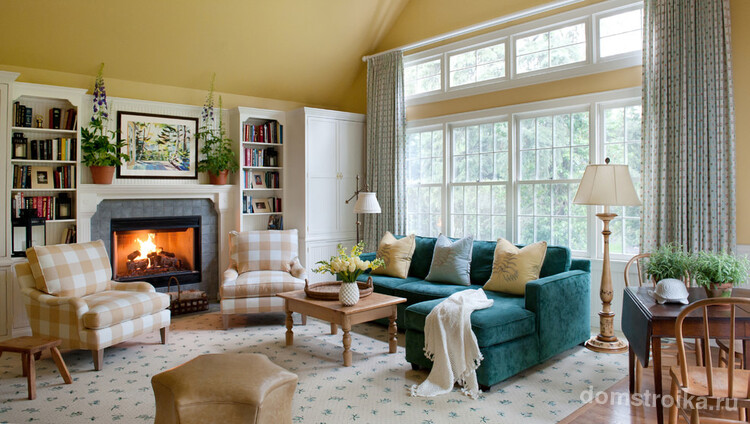 Угловой диван стал одним из самых популярных предметов мебели для обустройства гостиной
