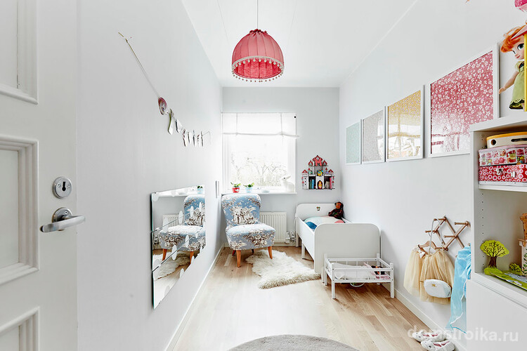 Люстра в детскую комнату: текстильные люстры имеют привлекательный дизайн, но крайне не практичны. Они скапливают пыль и за ними сложно ухаживать