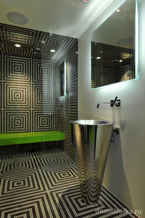 Мозаика в интерьере ванной комнаты придаст вашему интерьеру индивидуальности