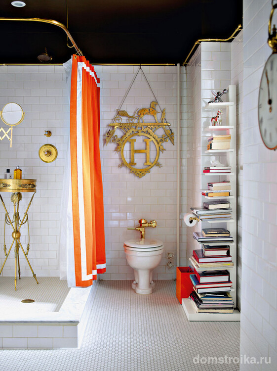 Красивая ванная комната в викторианском стиле