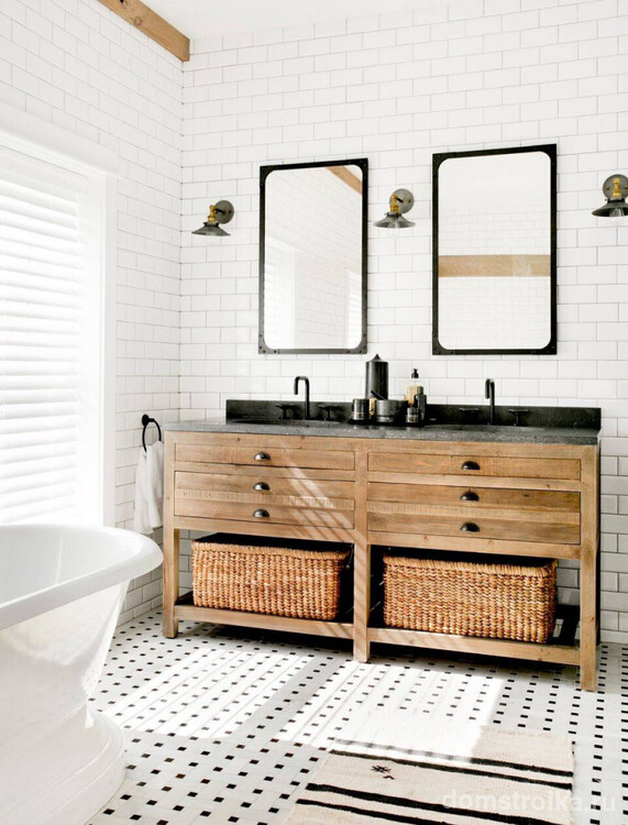 75 Ярких идей плитки в ванную: сочетание красоты и практичности (фото)