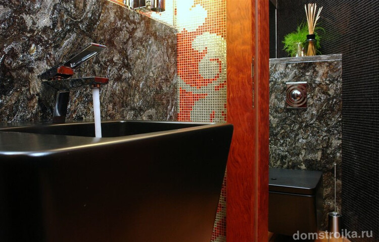 Японский стиль в отделке ванной комнаты