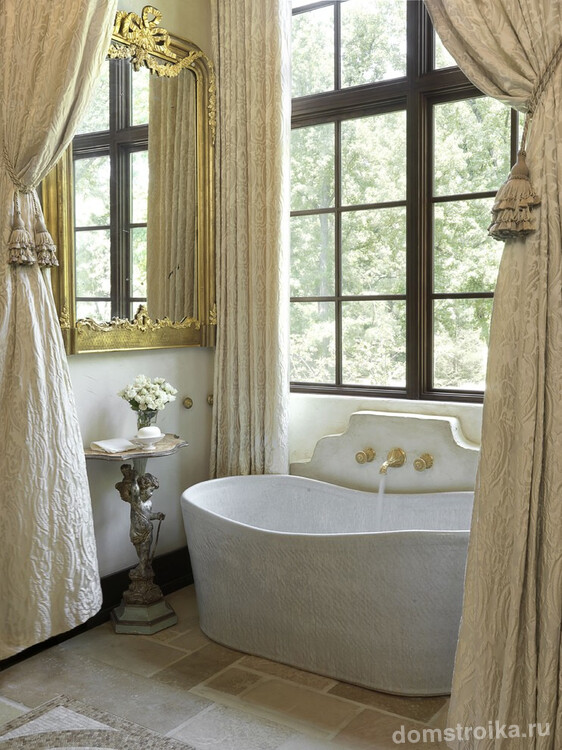 Очарование стиля ампир ("Empire") в современной ванной комнате