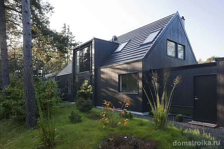 Стильный скандинавский дизайн в оформлении дома с мезонином