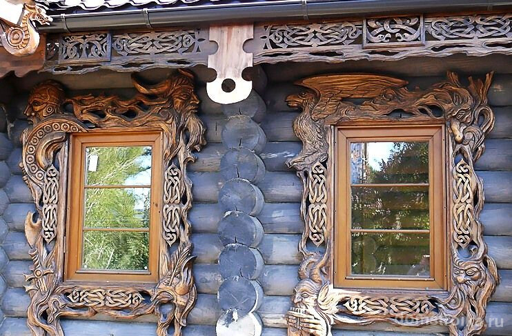 Наличник на окна в деревянном доме: современные деревянные наличники по мотивам русских сказок