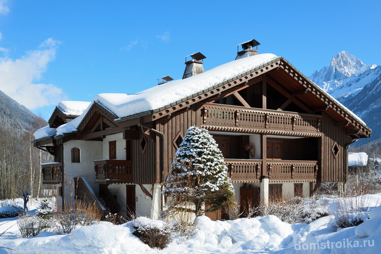 Альпийский дом в стиле шале