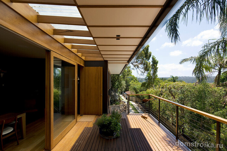 Современный дом в Сиднее: красота, приютившаяся в кронах деревьев