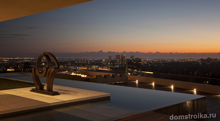 Резиденция Sunset Strip с потрясающим видом на Лос-Анджелес