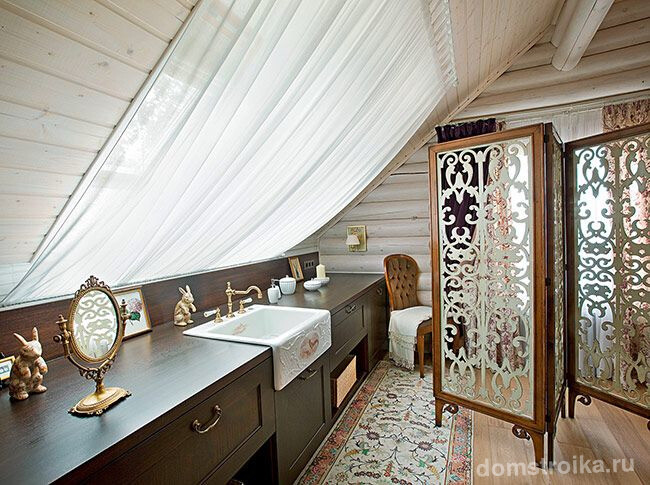 Ванная комната в стиле ретро