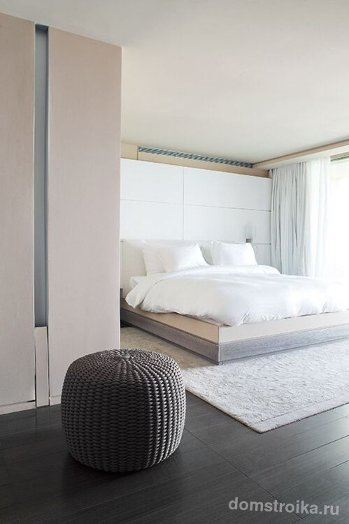Современная спальня в стиле минимализм