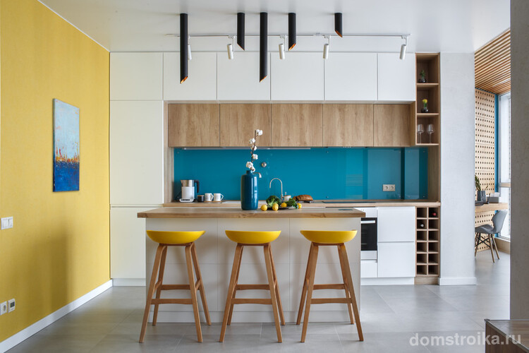 85+ идей кухонных столов: разнообразие форм, цветов, материалов