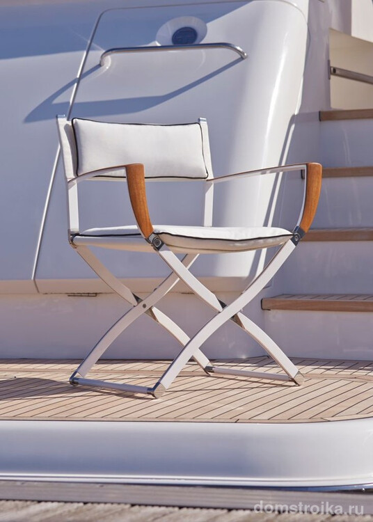 Удобный складной стул со стильным дизайном