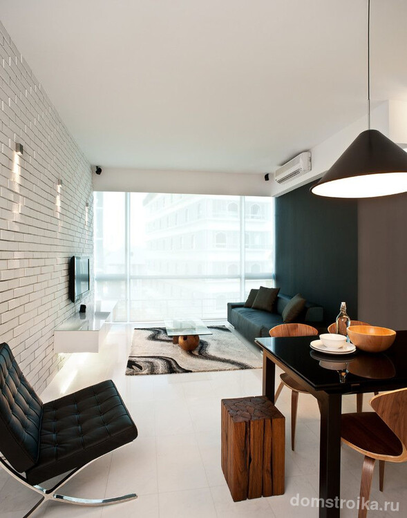Мебель Икеа для оформления гостиной стиля модерн