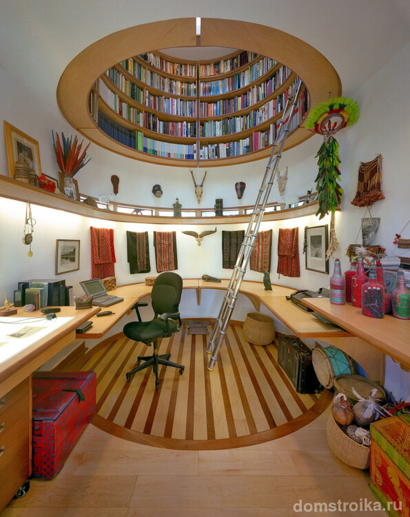 Необычная домашняя библиотека