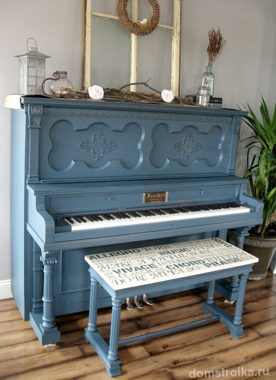 Отреставрированное старое фортепиано