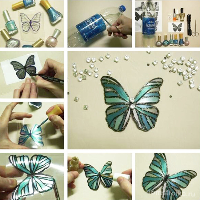 Пошаговая инструкция изделия в виде бабочки