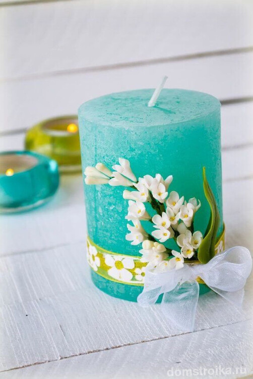 Декоративная свеча своими руками – лучший способ украсить квартиру или праздничный стол