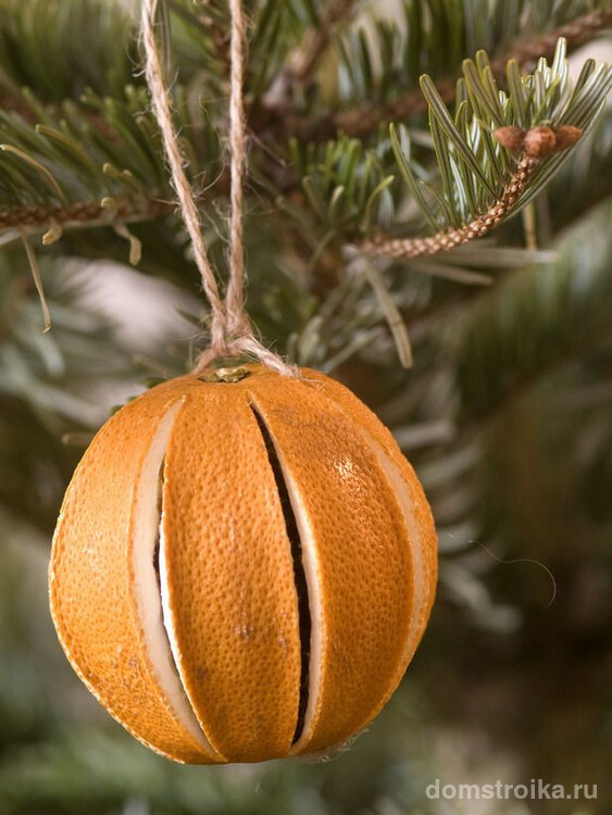 Апельсин - отличная идея для декора, как в свежем виде, так и подсушенном