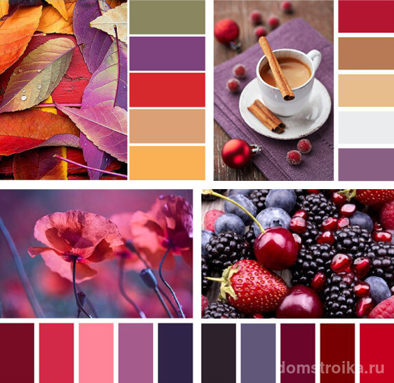 Так называемые цветовые схемы: примеры сочетаний с холодными цветами