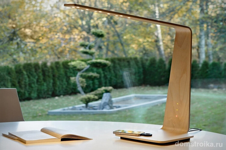 Светодиодная настольная лампа в минималистичном дизайне