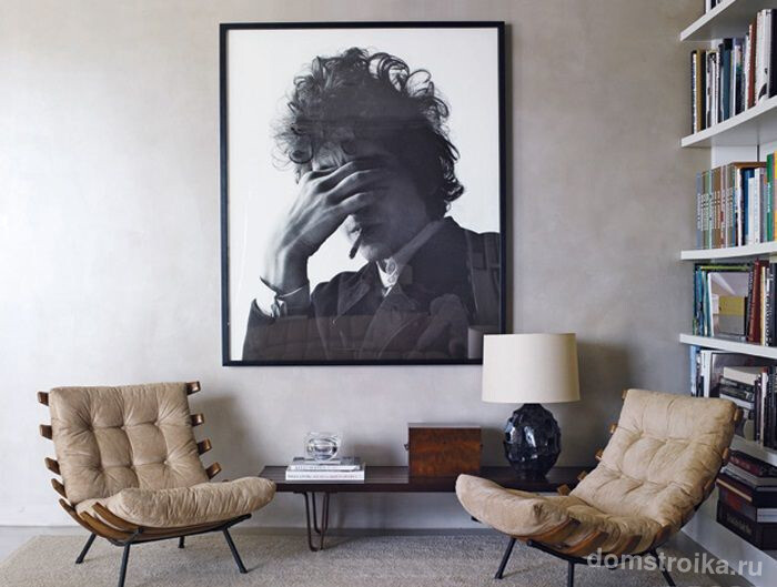 Черно-белое фото Боба Дилана. Автор - Джеральд Шацберг