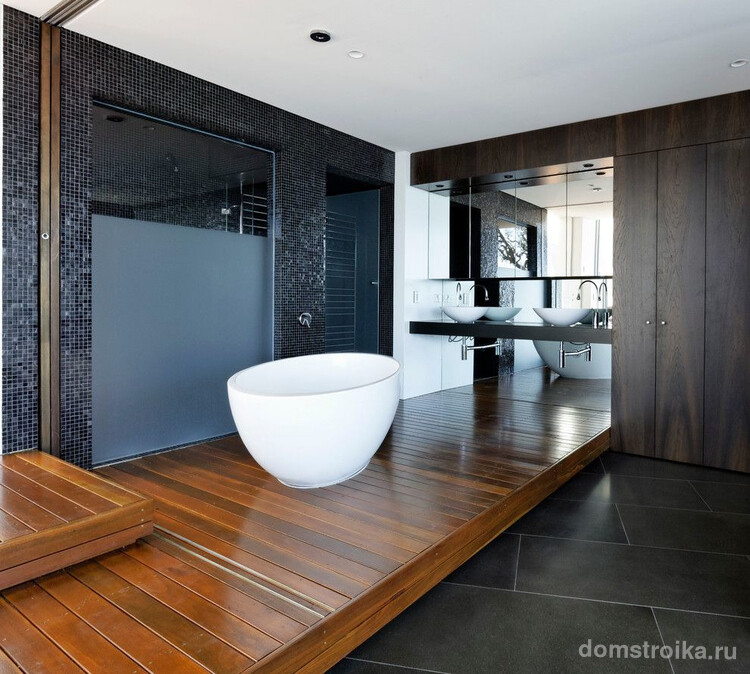 Красивая ванная комната в стиле модерн