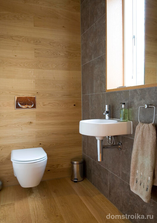 Красивый и практичный отделочный материал для ванной комнаты