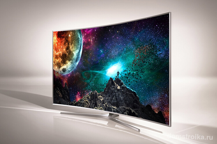 Samsung UN60JS7000 60” 4K Ultra-HD TV с элегантным дизайном