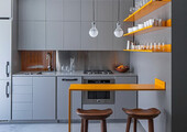 Серый цвет — тренд сезона: 100+ элегантных и современных вариантов серой кухни в интерьере