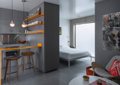 Объединяя пространство: планируем стильный дизайн спальни-гостиной 16 кв. метров